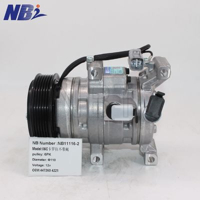 좋은 가격 새로운 OEM 883101A751/447260 4221 토요타에 대한 12V AC 압축기 코롤라 L4 1.8 8KG 오토 자동차에 적합 인피니티 FAW 사용 미쓰비시 온라인으로